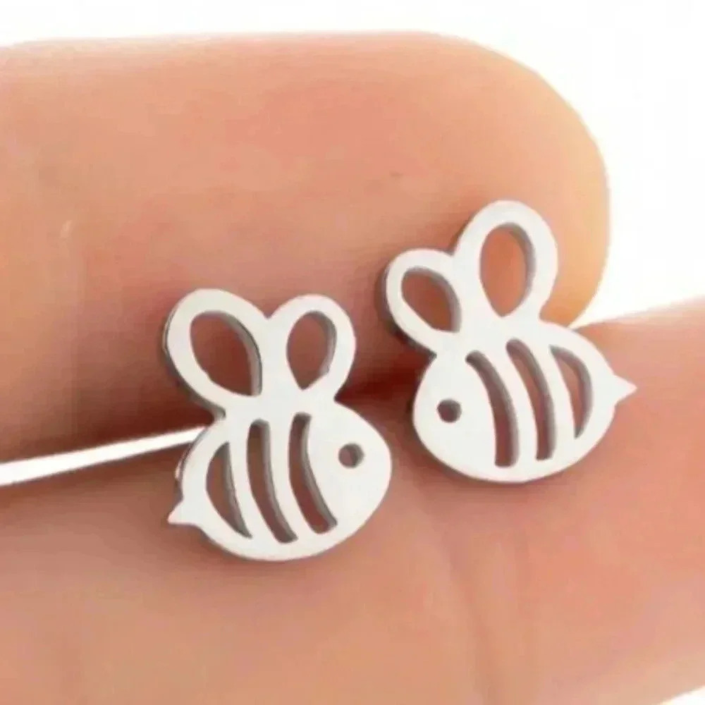 Honey Bee Hot Stainless Steel Earring